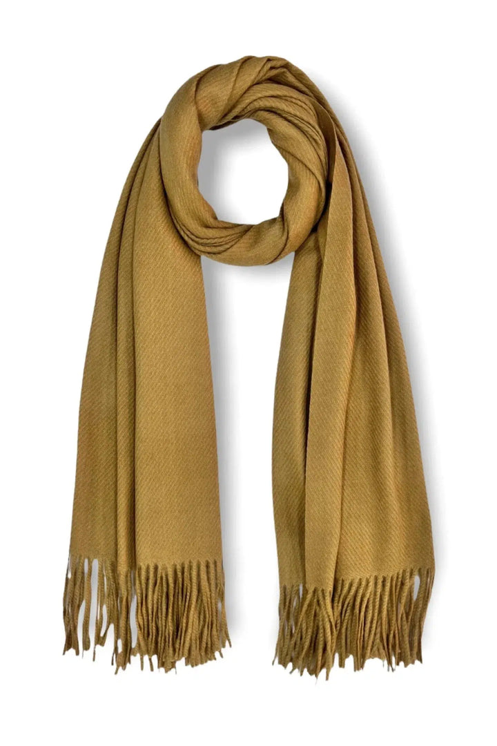 Cashmere Ribbed Scarf