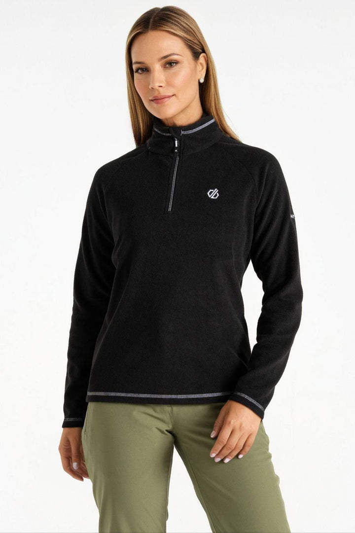 Zip Neck Fleece Top