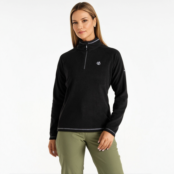 Zip Neck Fleece Top