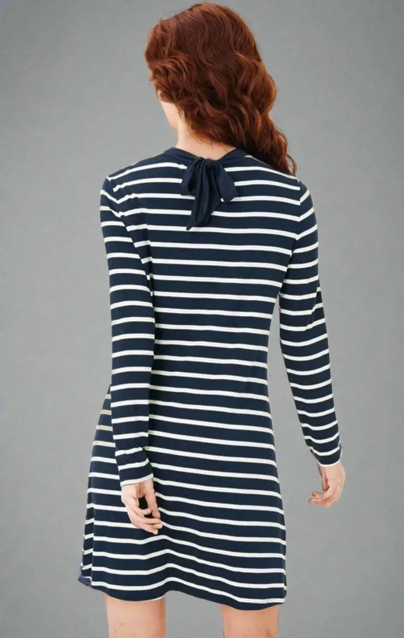 M&S Nautical Striped Jersey Dress