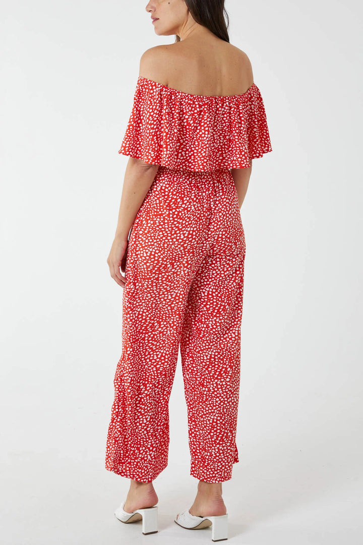 Spot Bardot Jumpsuit