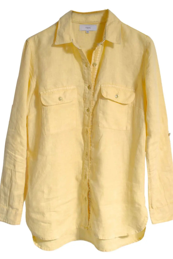 Secret Label Oversize Linen Pocket Shirt