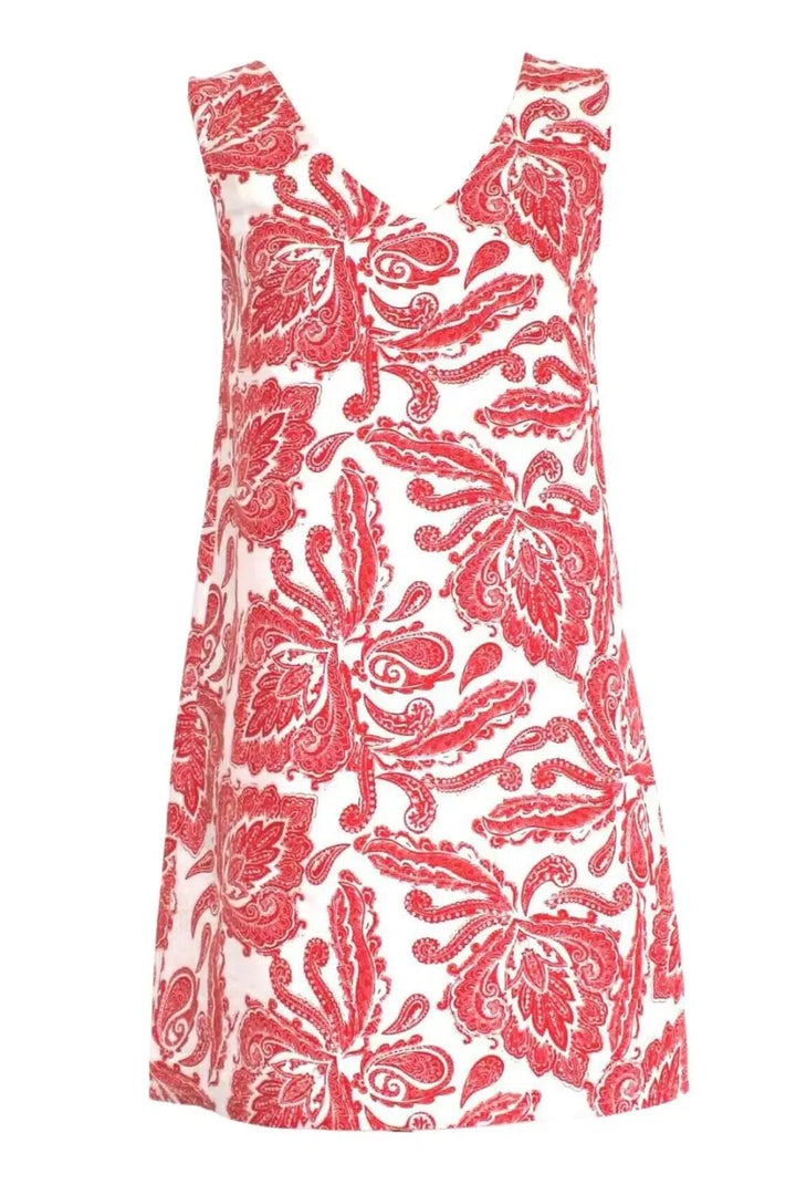 Lipsy Paisley Sleeveless Linen Dress