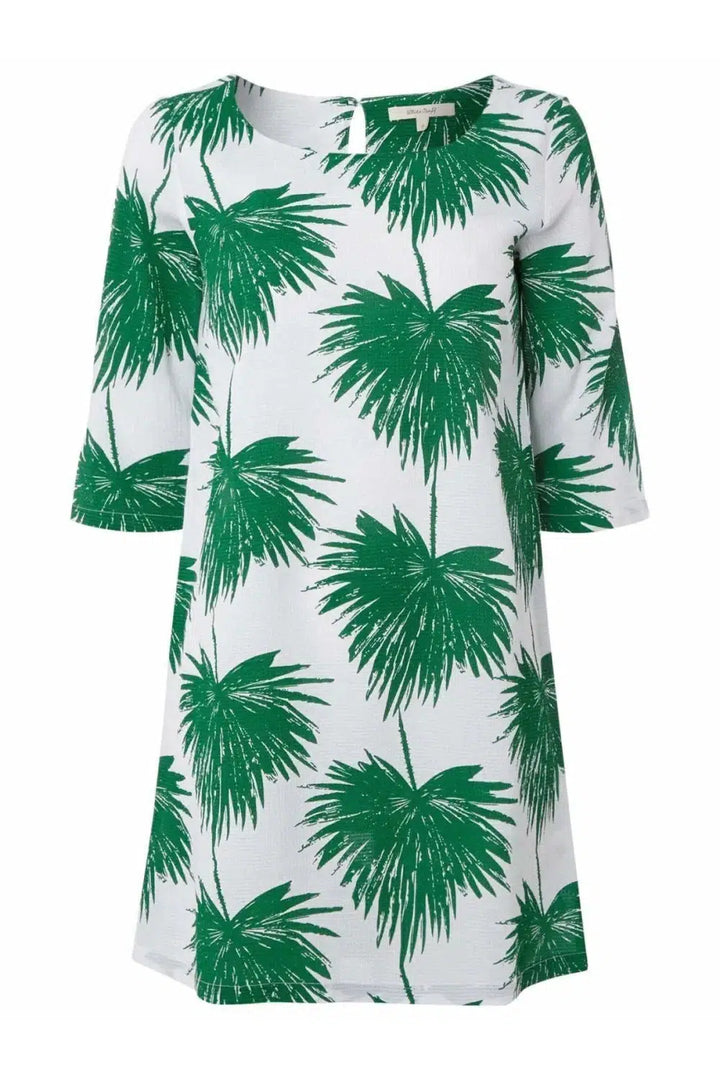 White Stuff Palm Print Tunic Top