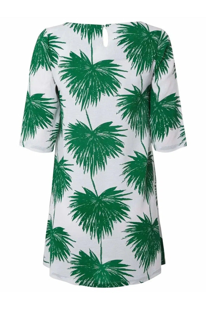 White Stuff Palm Print Tunic Top