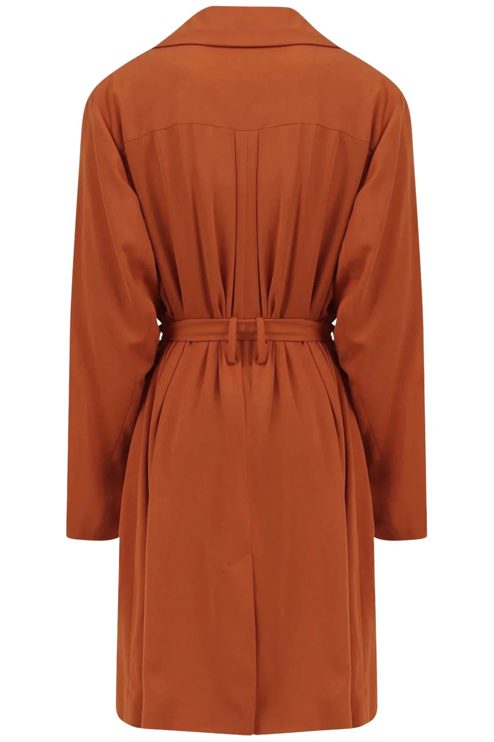 Papaya Lightweight Trench Coat Mac