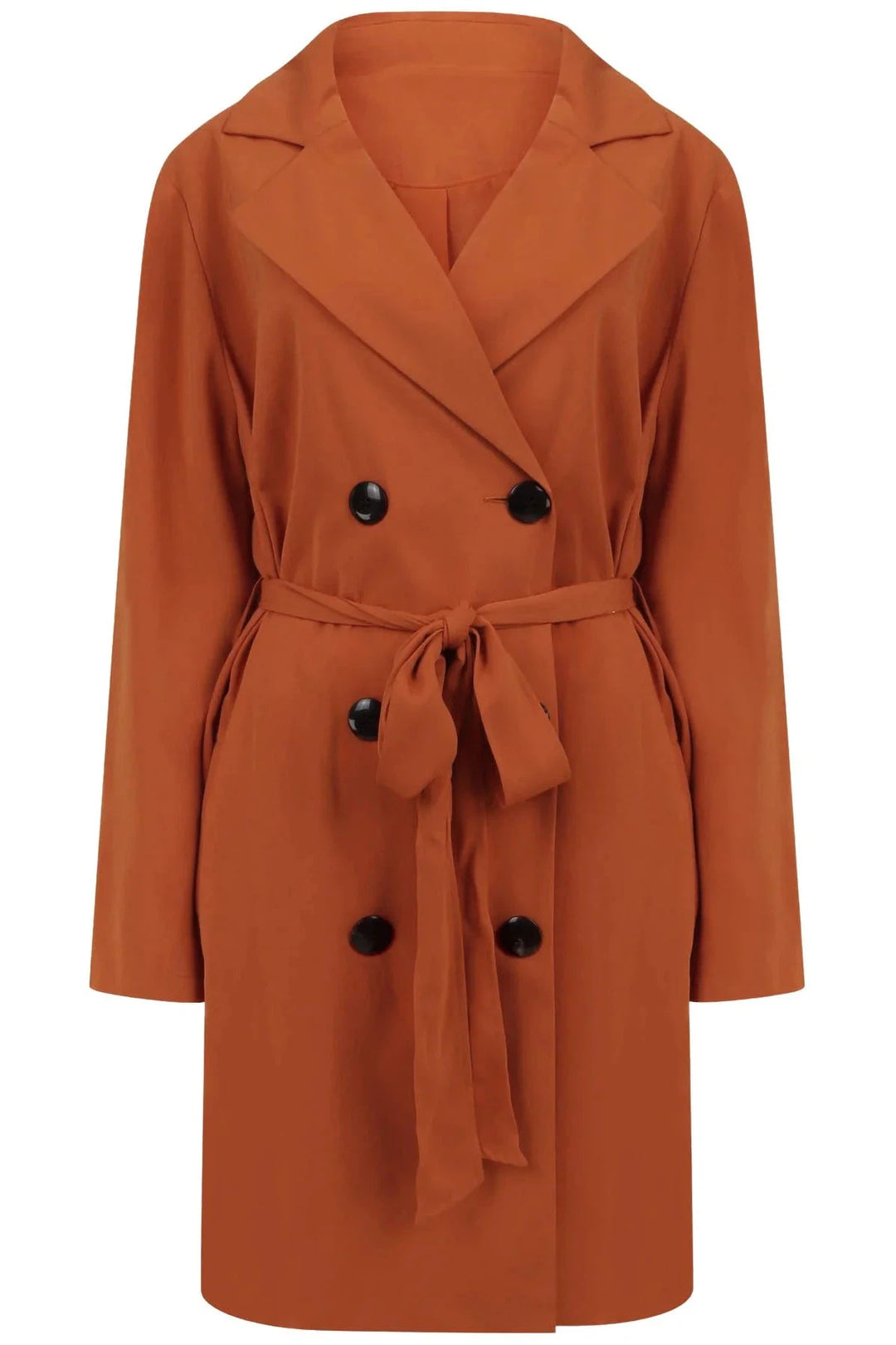 Papaya Lightweight Trench Coat Mac Terracotta / 20