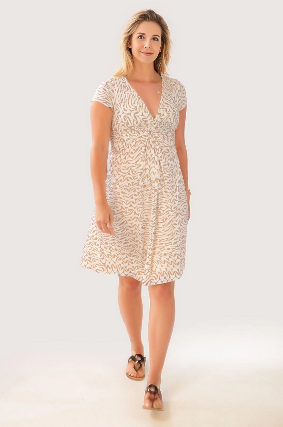 Phase Eight Swirl Print Jersey Dress