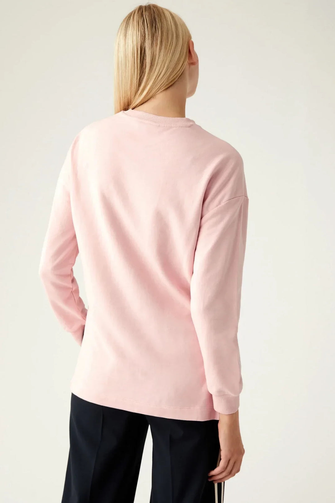 M&S Plain Cotton Rich Sweatshirt