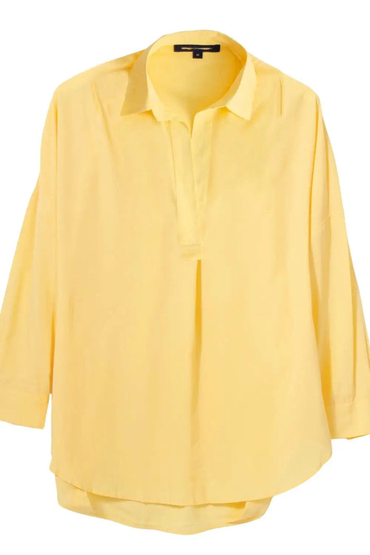 French Connection Popover Oversized Silky Shirt