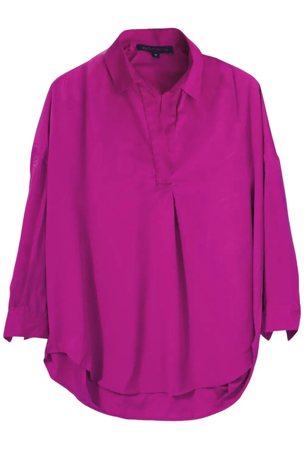 French Connection Popover Oversized Silky Shirt