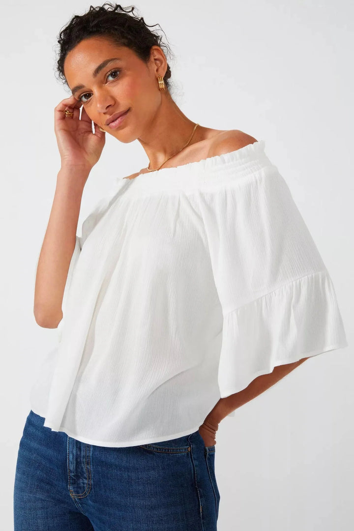 Principles Crinkle Bardot Top