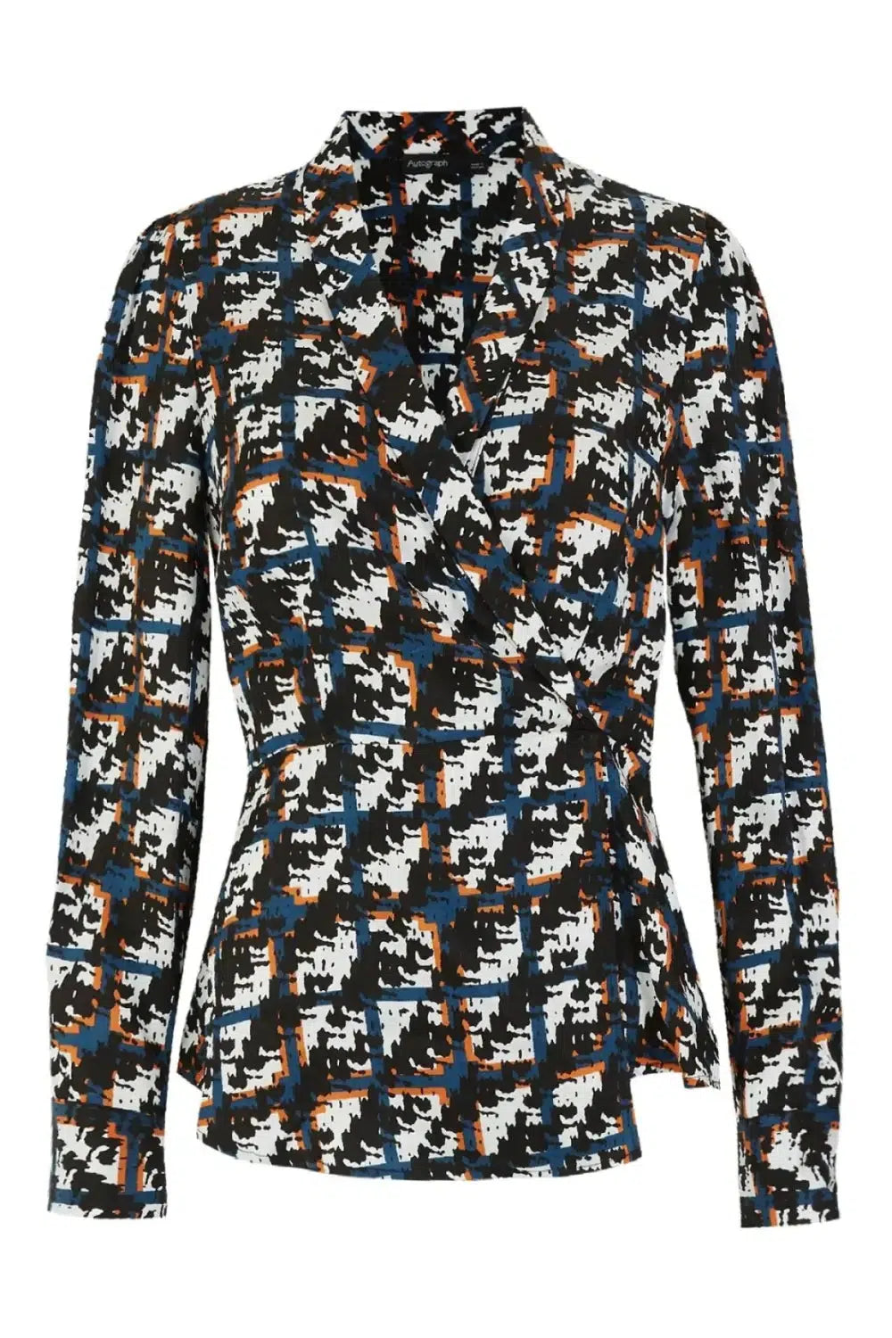 M&S Autograph Print Wrap Blouse