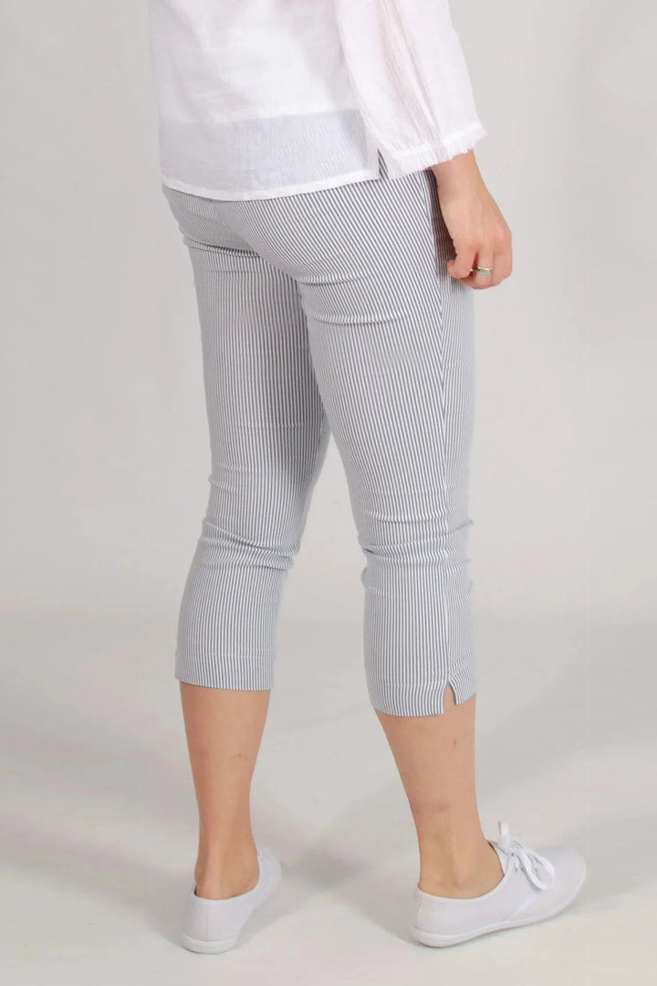 M&Co Pull On Stretch Crop Trousers