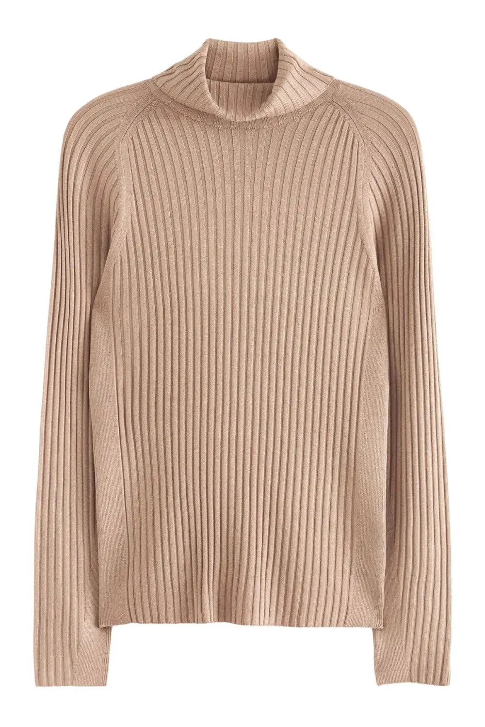 Secret Label Ribbed Polo Neck Top