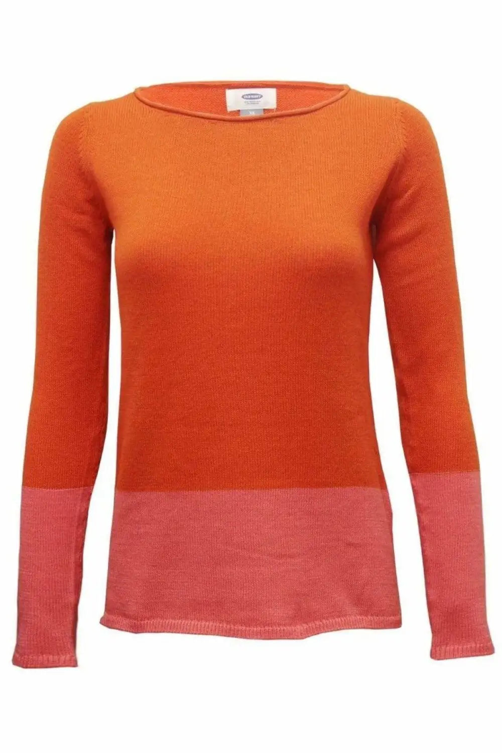 Old Navy Roll Neck Block Colour Jumper