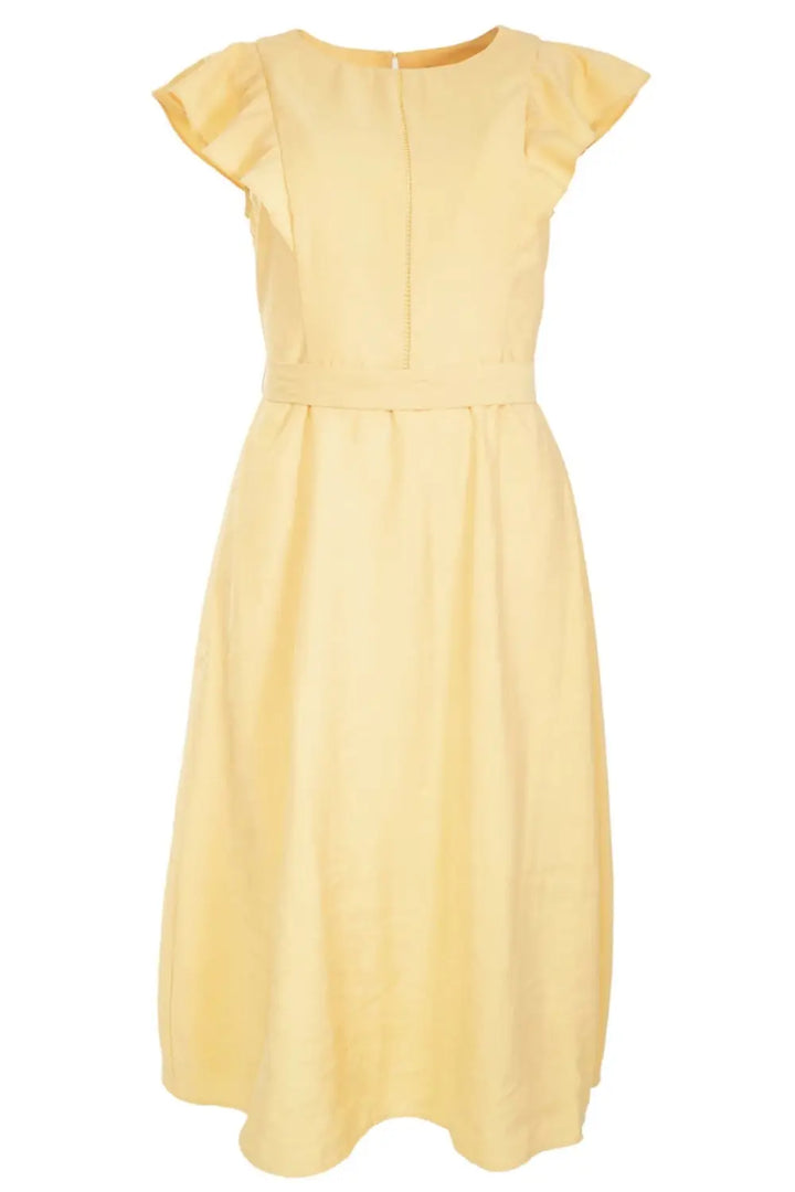 Oasis Ruffle Sleeveless Midi Dress