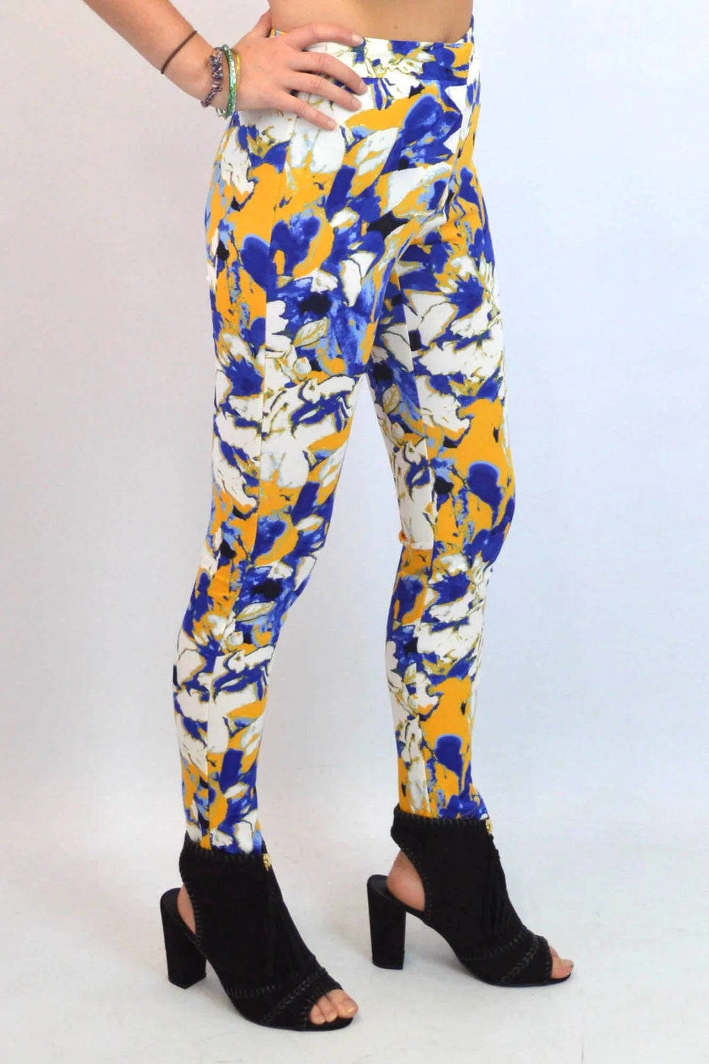 Secret Label Floral Scuba Jeggings