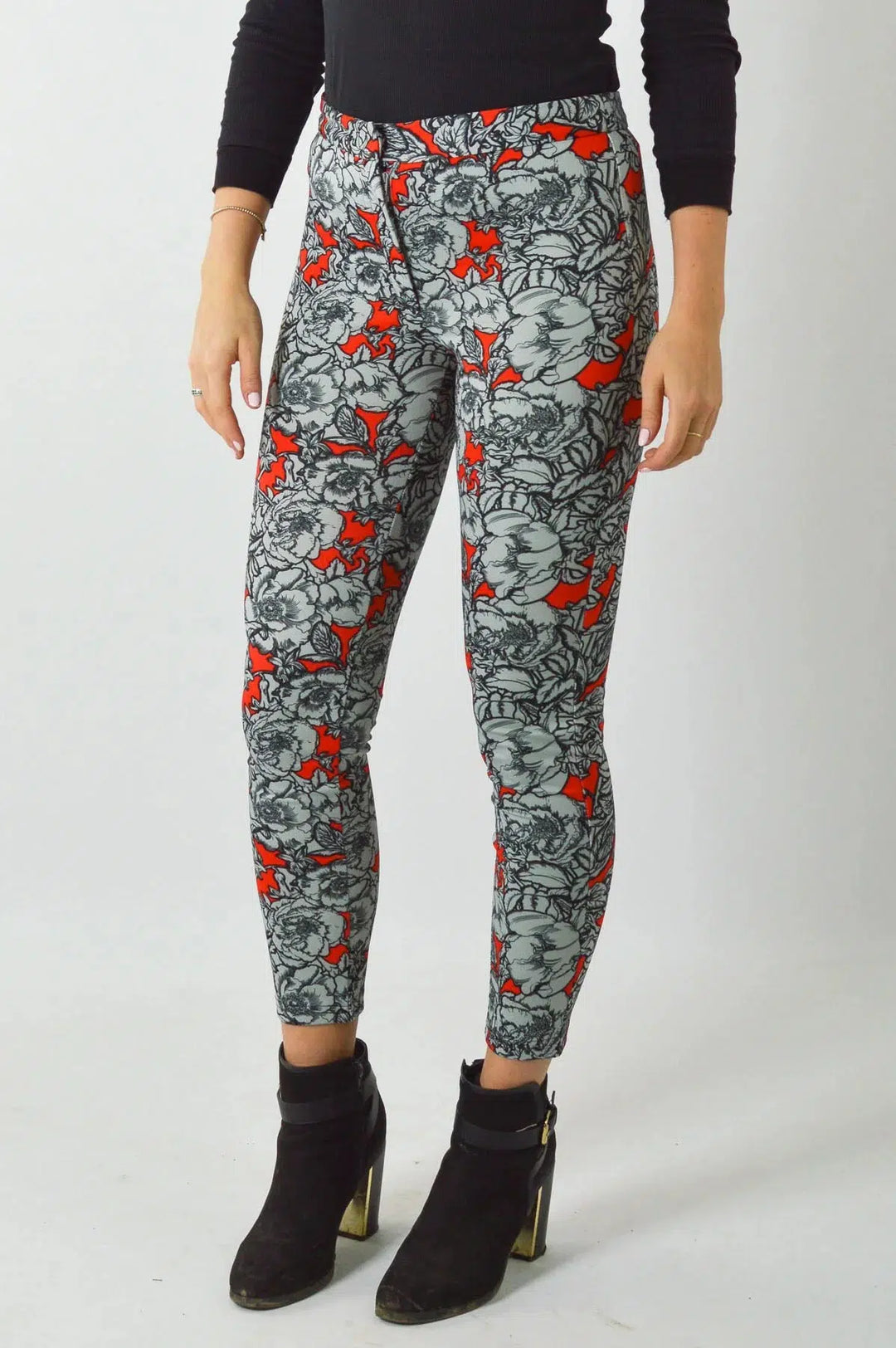 Secret Label Floral Scuba Jeggings