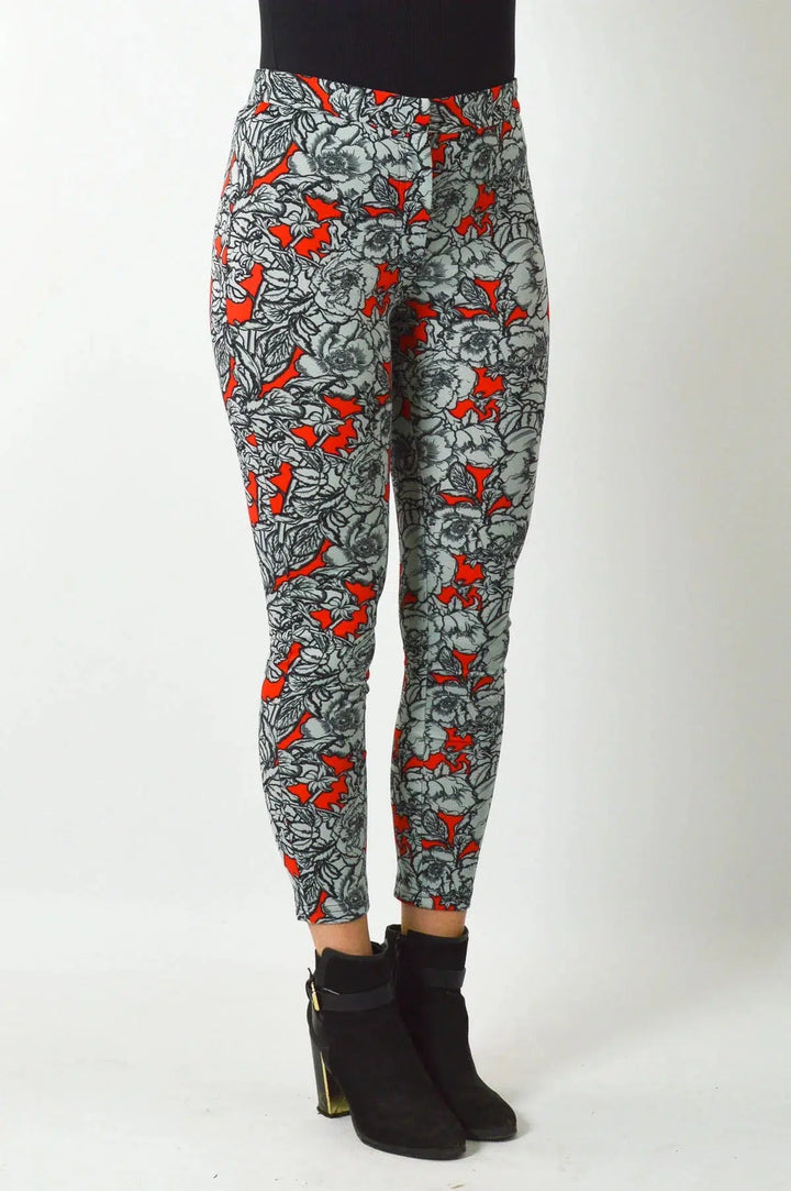 Secret Label Floral Scuba Jeggings