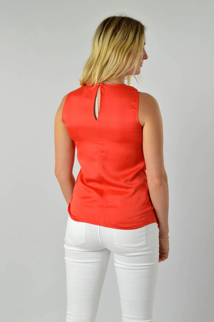 Secret Label Twist Front Sleeveless Blouse