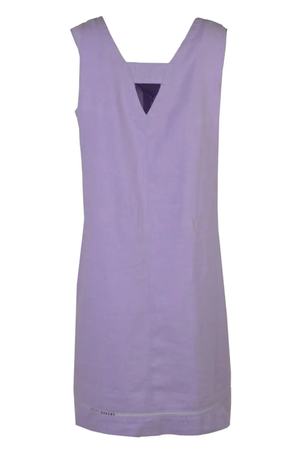 Secret Label Sleeveless Linen V Neck Dress