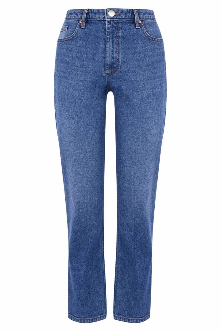 Warehouse Slim Leg Ankle Grazer Jeans