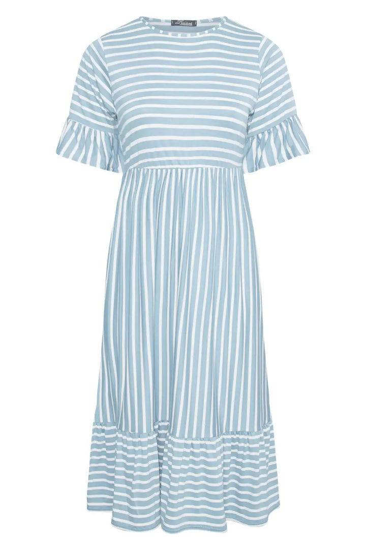 Yours Stripe Jersey Midi Dress