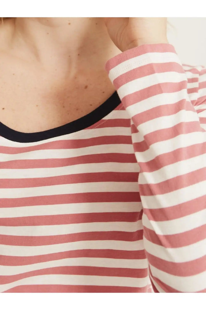 Fat Face Striped Pure Cotton Top