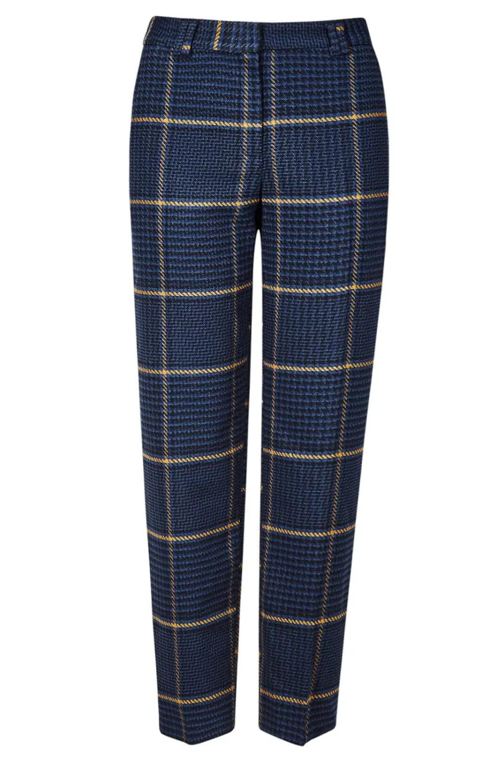 M&S Tartan Check Smart Trousers