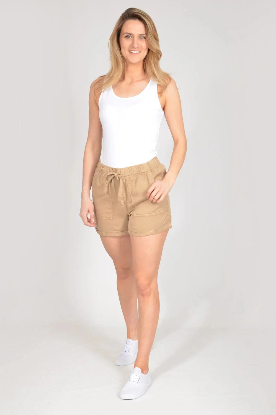 Gap Tencel Relaxed Shorts Beige / M