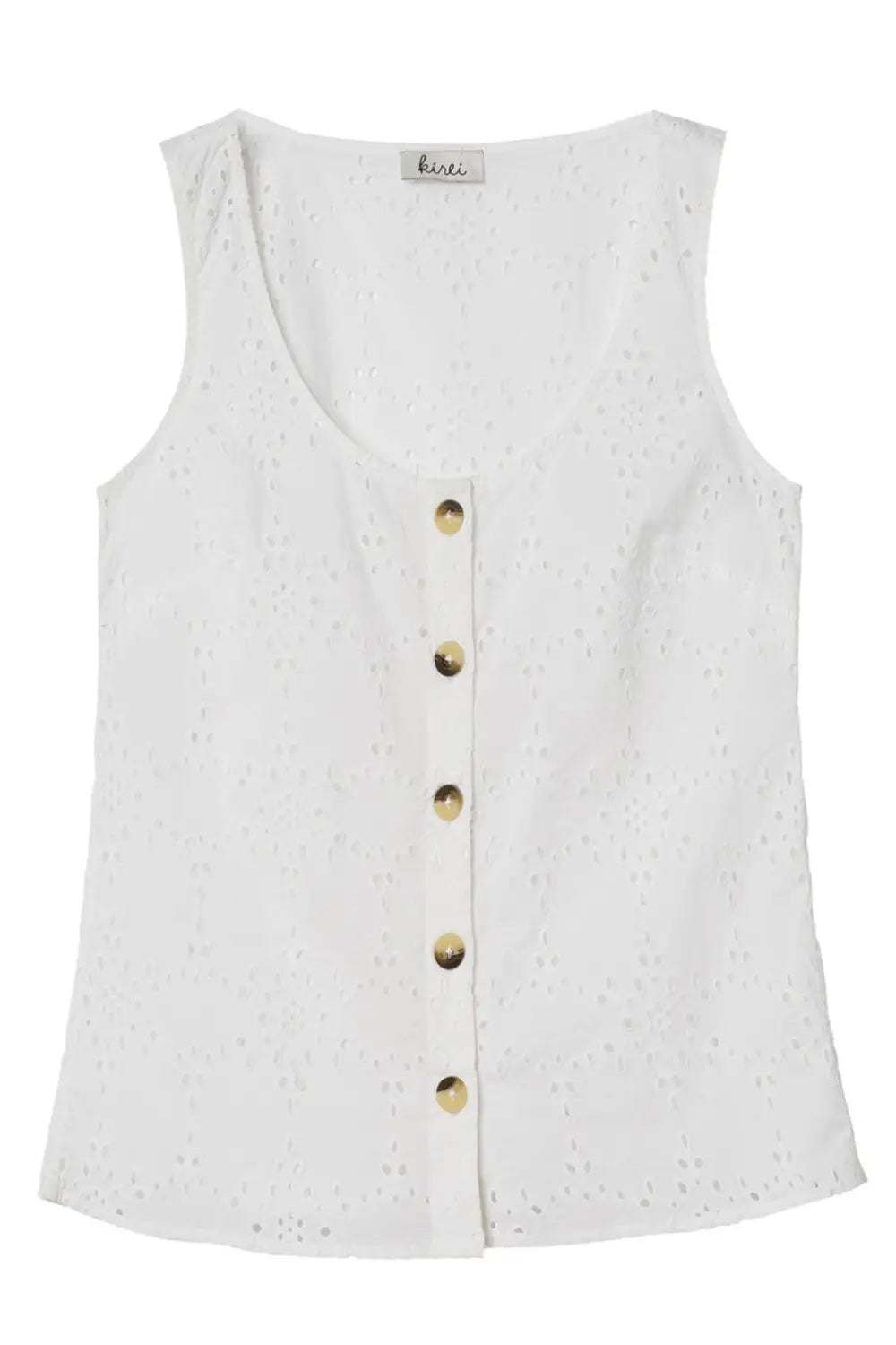 Fat Face ’Tia’ Broderie Button Cami