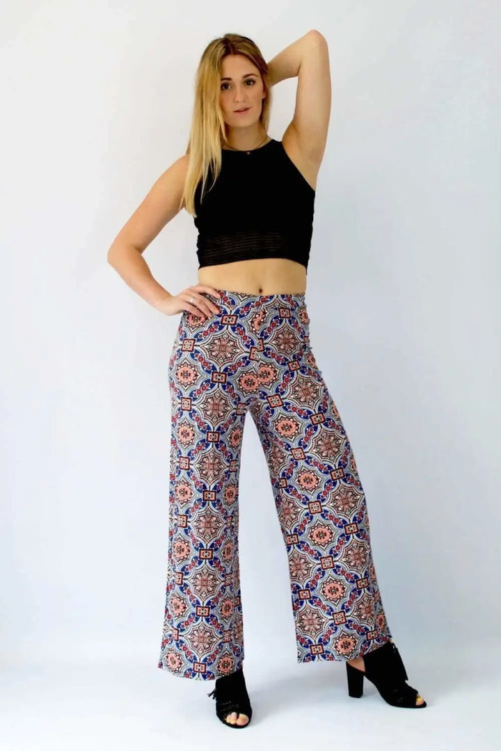 Boohoo Tile Print Trousers