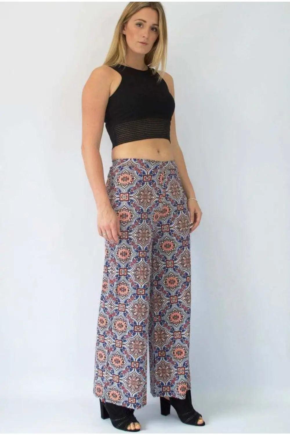 Boohoo Tile Print Trousers