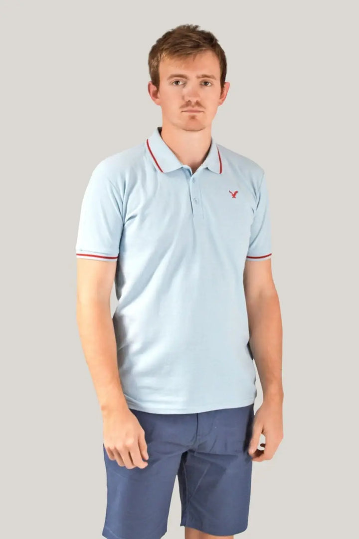 American Eagle Tipped Collar Polo Shirt