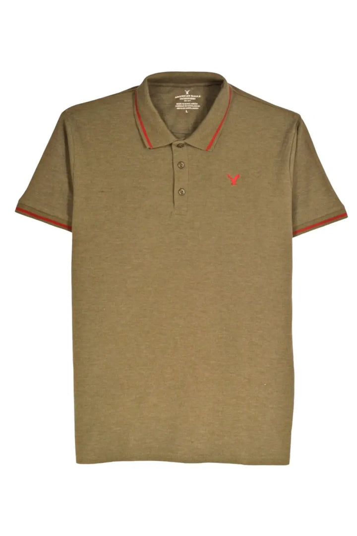 American Eagle Tipped Collar Polo Shirt