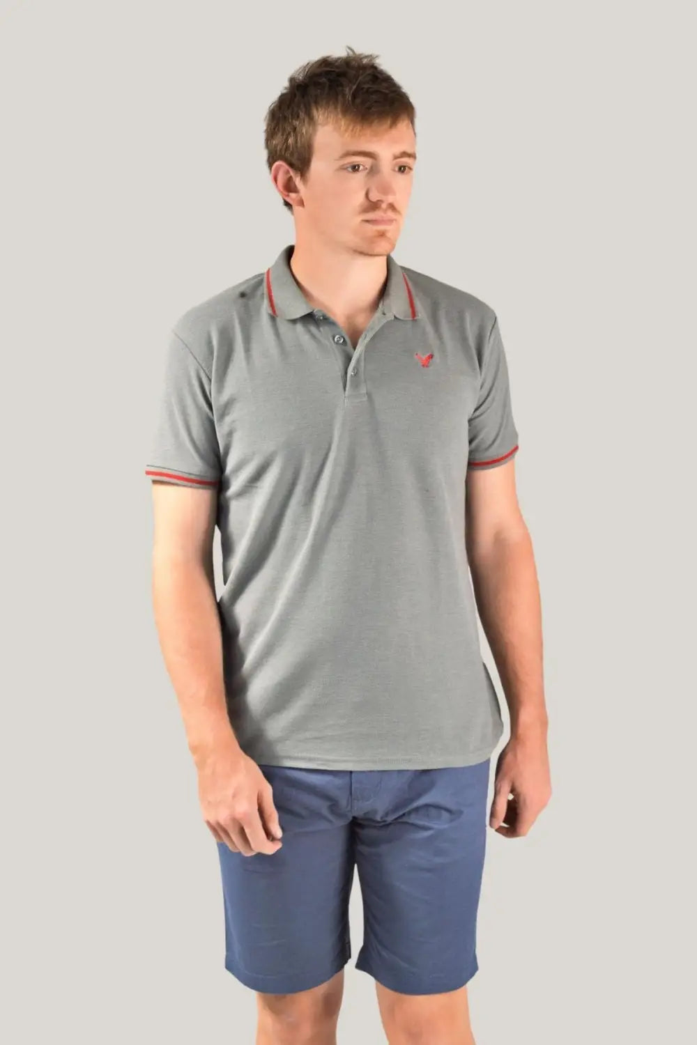 American Eagle Tipped Collar Polo Shirt