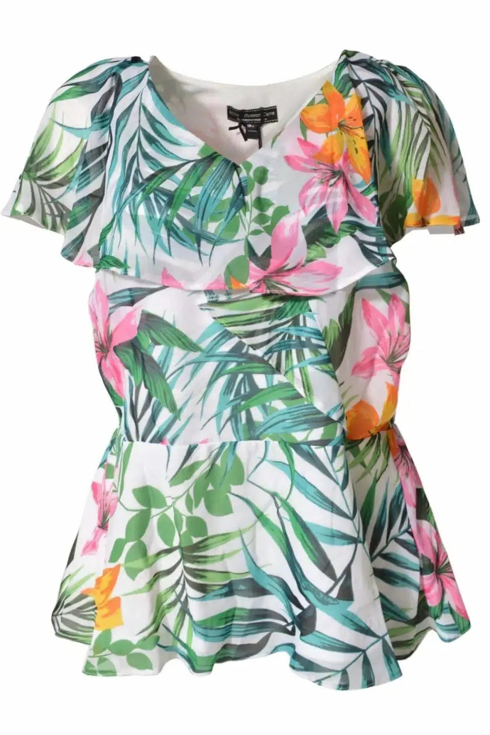 Billie & Blossom Tropical Print Blouse