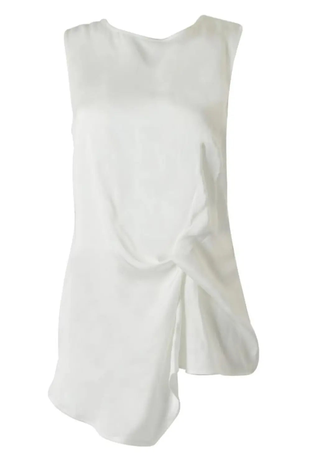 Secret Label Twist Front Sleeveless Blouse