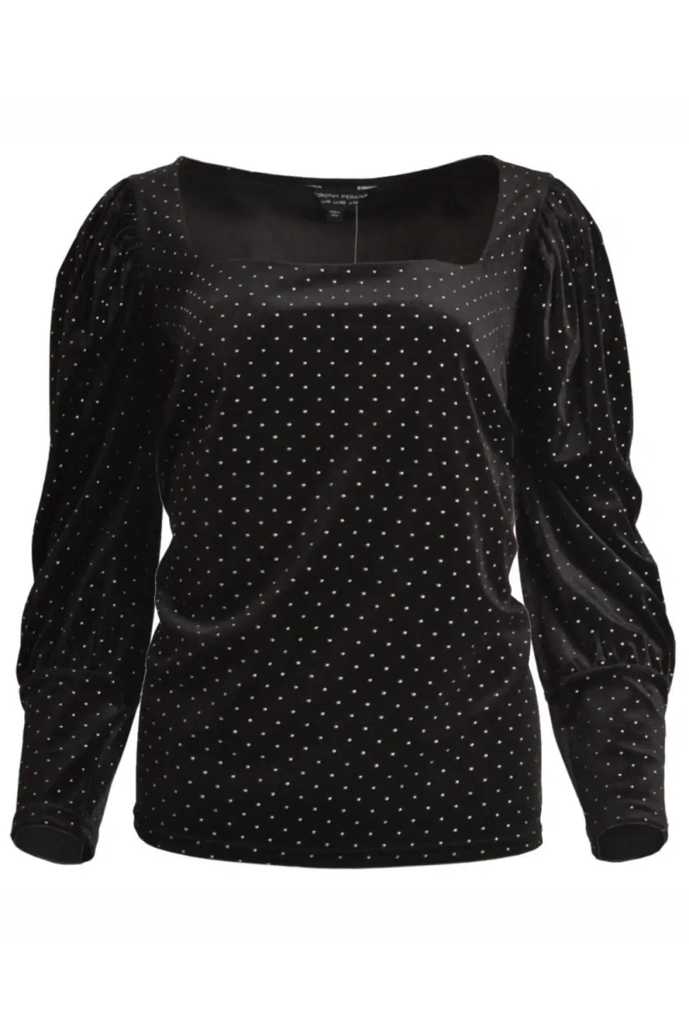 Dorothy Perkins Velvet Bead Spot Top