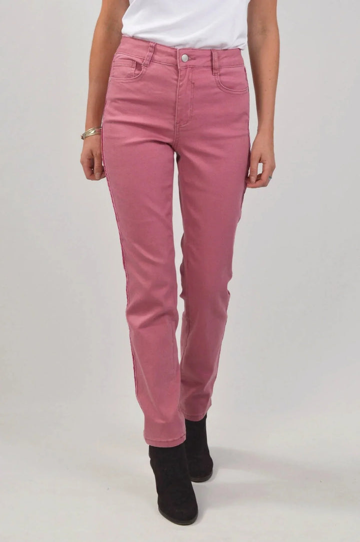 BHS Velvet Side Stripe Slim Leg Jeans