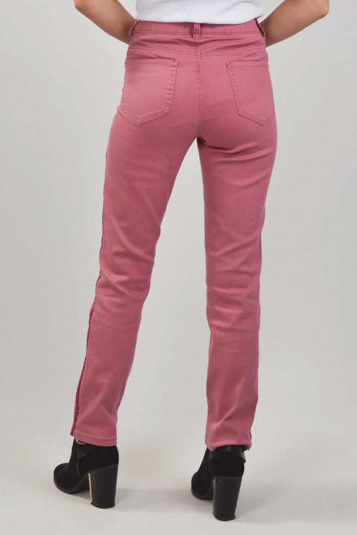 BHS Velvet Side Stripe Slim Leg Jeans