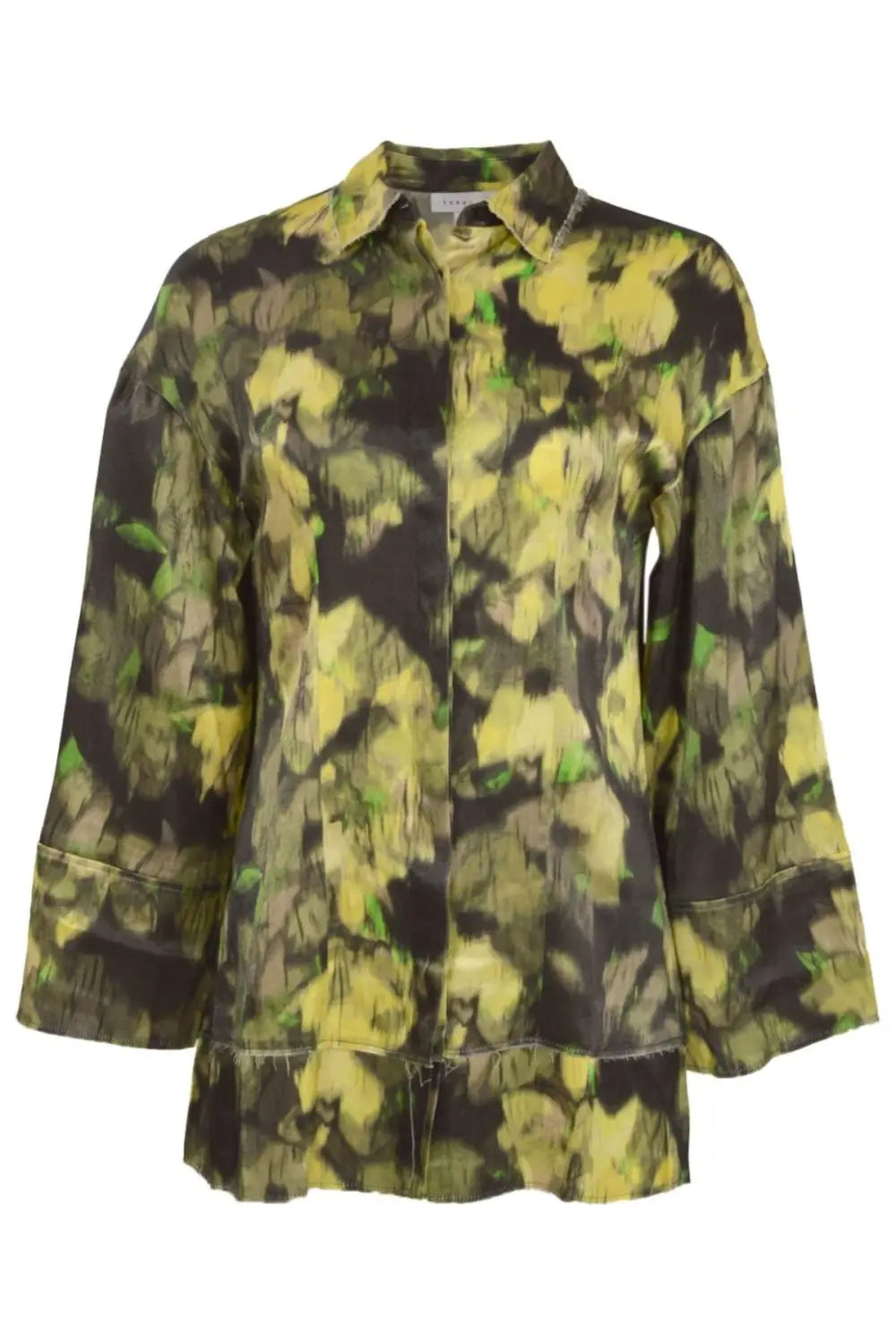 Topshop Watercolour Print Blouse