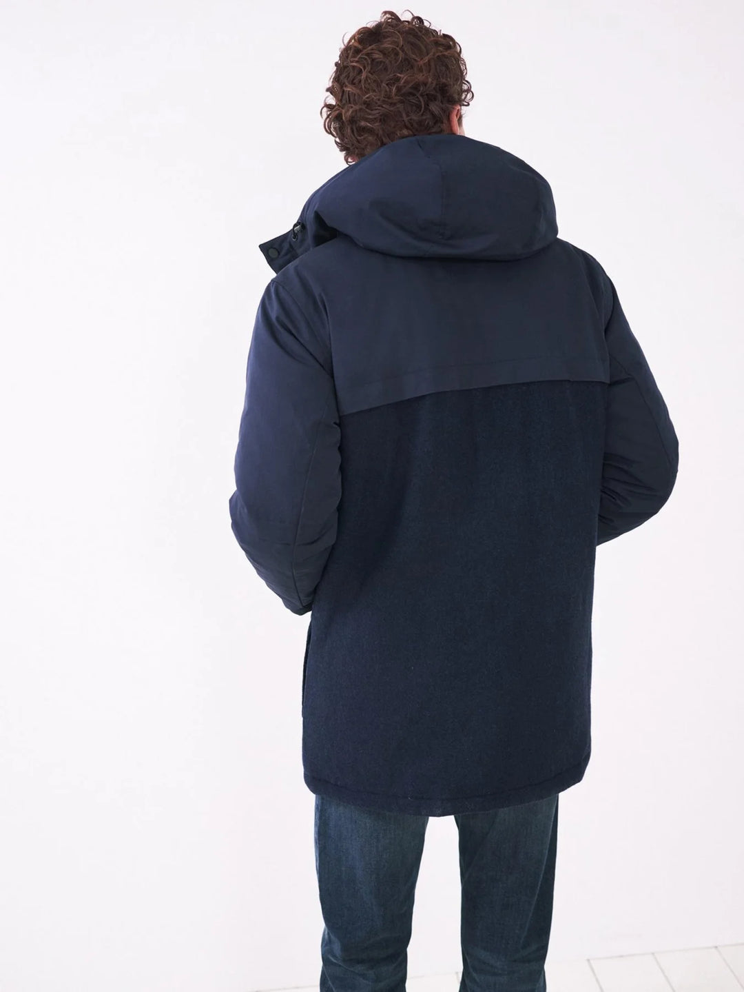 White Stuff Danton Navy Parka