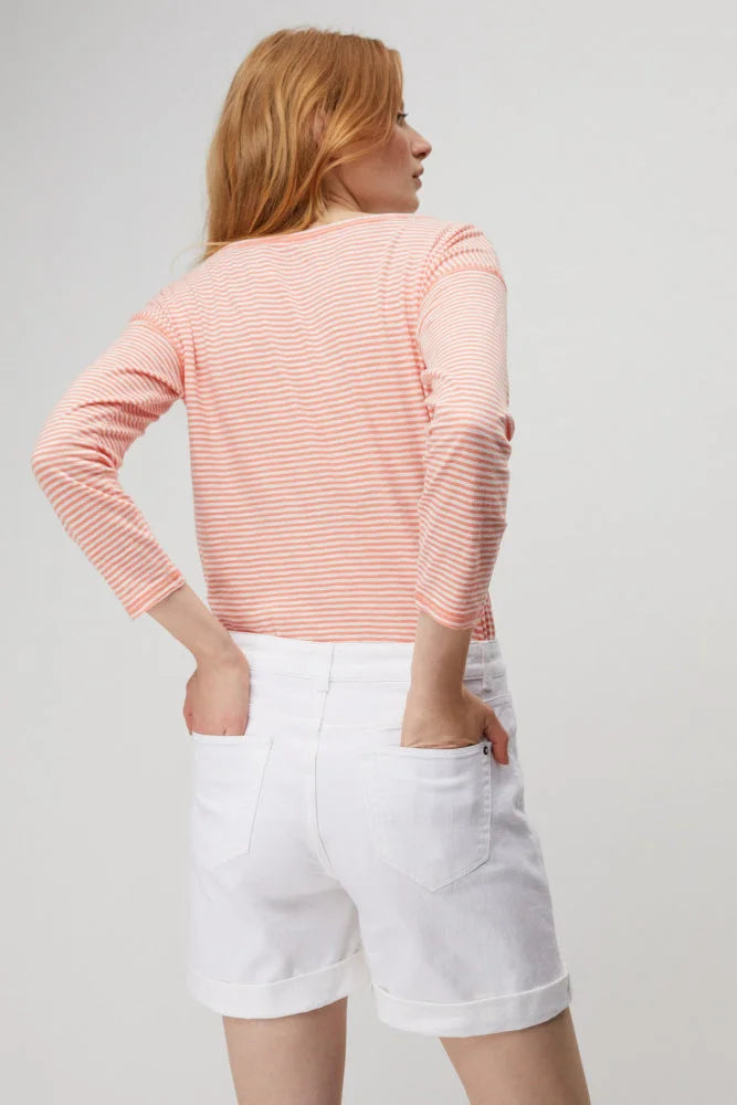 White Stuff Striped Long Sleeve Top