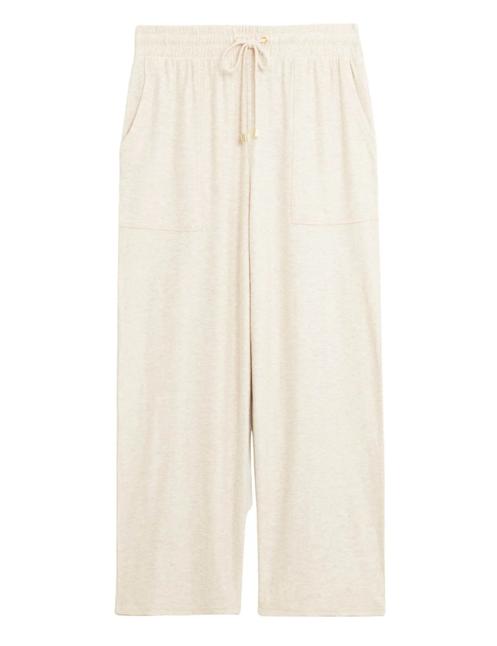 M&S Wide Leg Cropped Jersey Pants