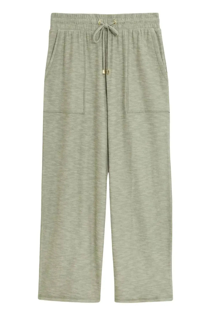 M&S Wide Leg Cropped Jersey Pants